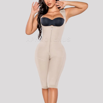 Fajas Colombianas High Compression Body Shaper with Long Pants Tummy Control Post Surgery Leggings Fitness Slimming Shapewear