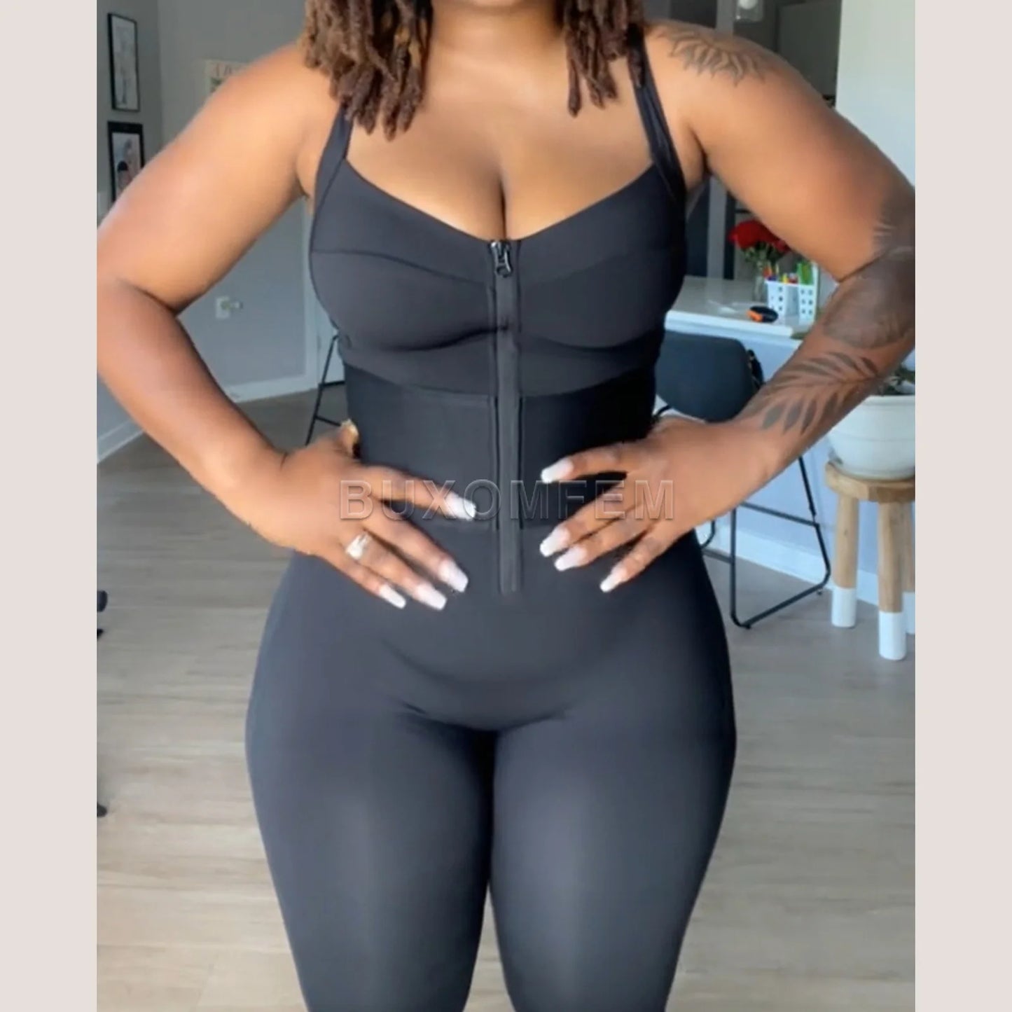 Sleeveless Front-Zipper Fajas Colombianas Invisible Modeling Full Body Shaper for Women Slimming Tummy Control Shapers 2025