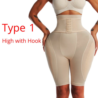 High Waist Trainer Body Shaper Padded Panty Buttock Booty Hip Enhancer Butt Shapers Seamless Lift Up Butt Lifter Control Panties