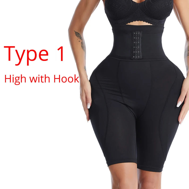 High Waist Trainer Body Shaper Padded Panty Buttock Booty Hip Enhancer Butt Shapers Seamless Lift Up Butt Lifter Control Panties
