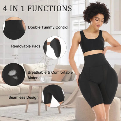 Hip Pads Shapewear Tummy Control Padded Underwear For Women Butt Lifting Panties Curvy Faja Body Shaper Thigh Slimmer Bbl Shorts