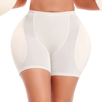Full Buttock Padded Panties Underwear 4 Thick Pads Full Cover Fake Ass Hourglass Body Shaping Shorts Women Sexy Shapewear Briefs
