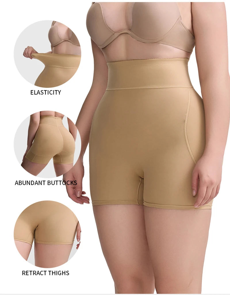 Padded Buttock Hip Enhancer Butt Lifter Fixed Sponge Cushion Fake Ass Underwear Waist Trainer Shapewear  Fajas Colombian Girdles