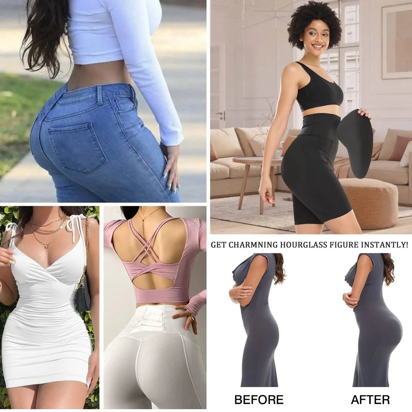 Hip Pads Shapewear Tummy Control Padded Underwear For Women Butt Lifting Panties Curvy Faja Body Shaper Thigh Slimmer Bbl Shorts