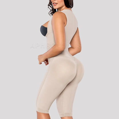 Fajas Colombianas High Compression Body Shaper with Long Pants Tummy Control Post Surgery Leggings Fitness Slimming Shapewear